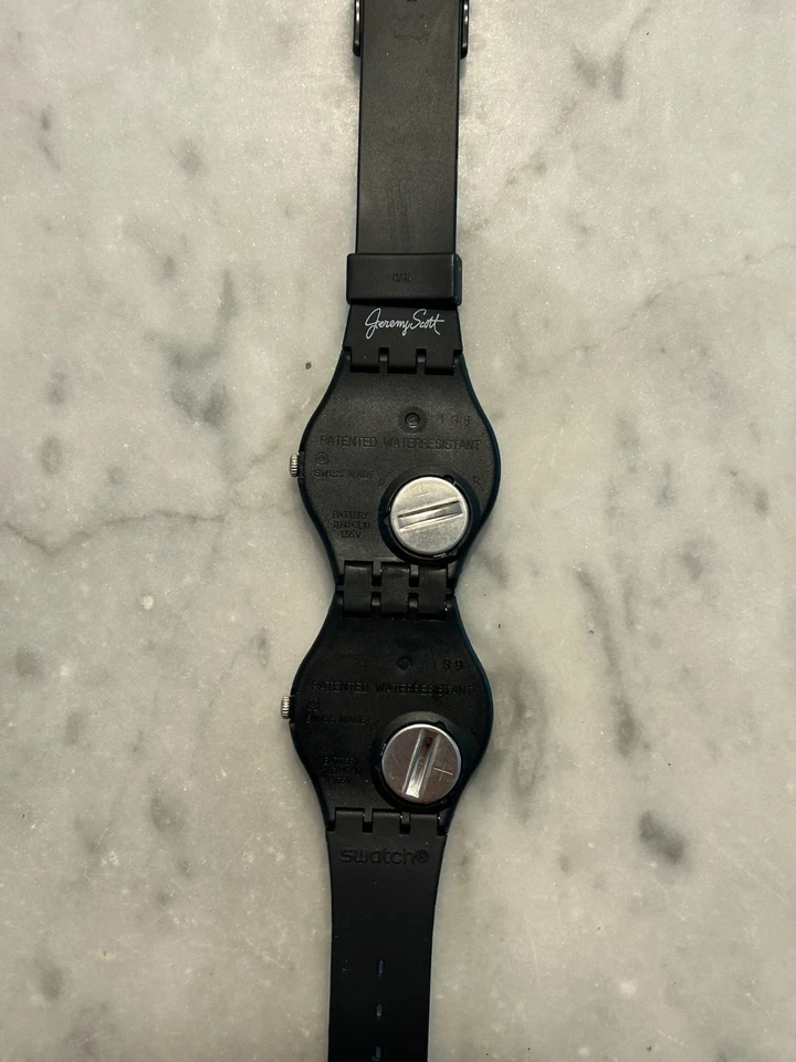 Jeremy Scott x Swatch “X-Ray Vision” Double Watch Model # GZ252S - 33mm Case - Image 4 of 4