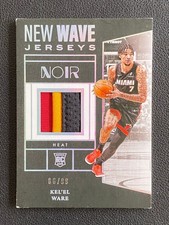 Kel'El Ware 2024-25 Panini Noir New Wave Jerseys Patch RC /99 #NWJ-WAR