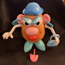 VINTAGE MR MRS POTATO HEAD 14PC SET BLUE SUN HAT  LT BLUE SHOES 364