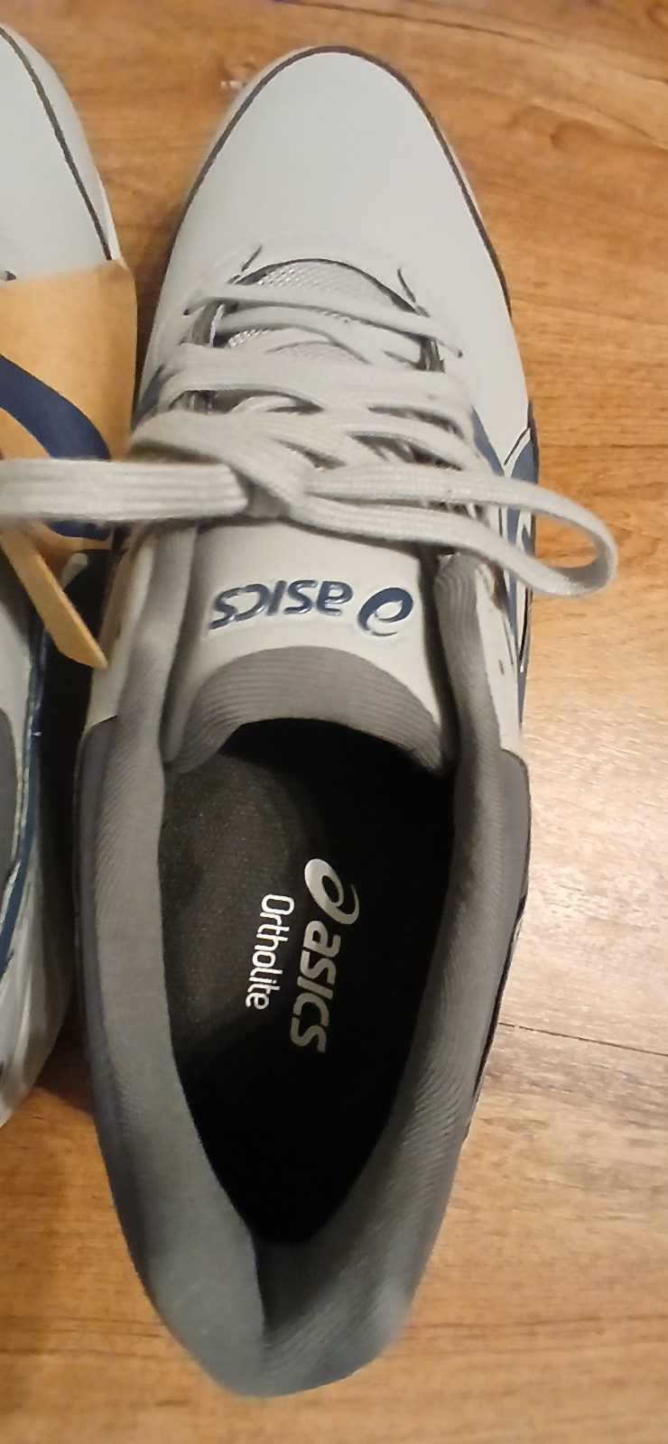 ASICS Gel Dedicate Ortholite Men's Athletic Sneakers Gray Blue Low Top thumbnail 6