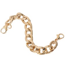 (Gold)Eisenkette Metallkette Handytasche Zubehör Doppelköpfige Hundehalsband