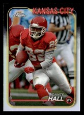Dante Hall 2024 Topps Chrome Refractor Card #97 Kansas City Chiefs