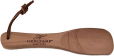 Heritage Small Pocket Cedar Shoe Horn 6" With Leather Lanyard Non Slip