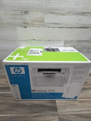 New HP LaserJet 1018 Standard Laser Printer Black & White CB419A New