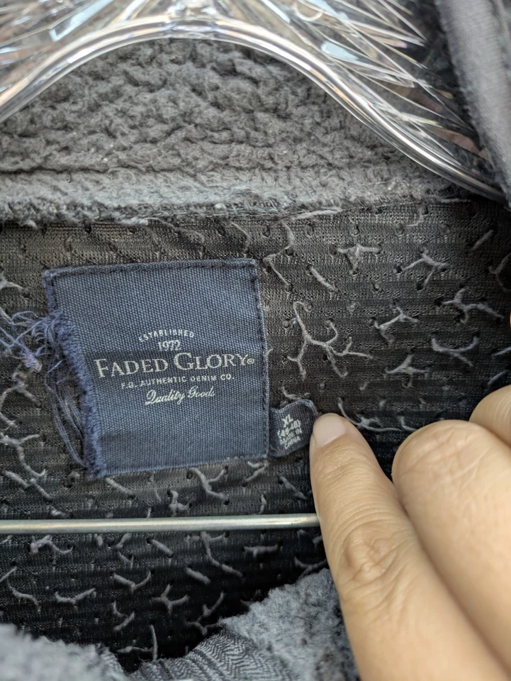 Chaqueta polar para hombre XL gris informal Gorpcore aire libre Foto 2 de 4