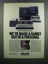 Pubblicità personal computer Olivetti M20 1983