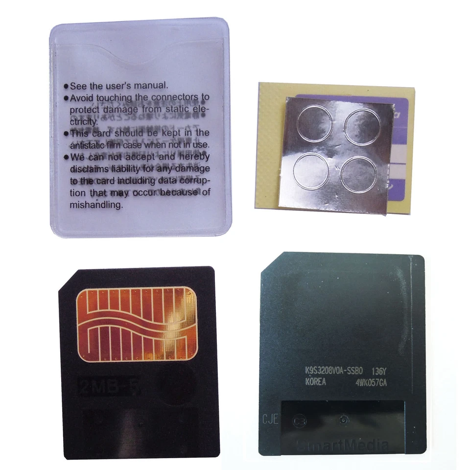 Indmem OEM 4MB 3.3V 3.3 volt SmartMedia memory Card SM GENUINE Made in Korea - Image 3 of 3