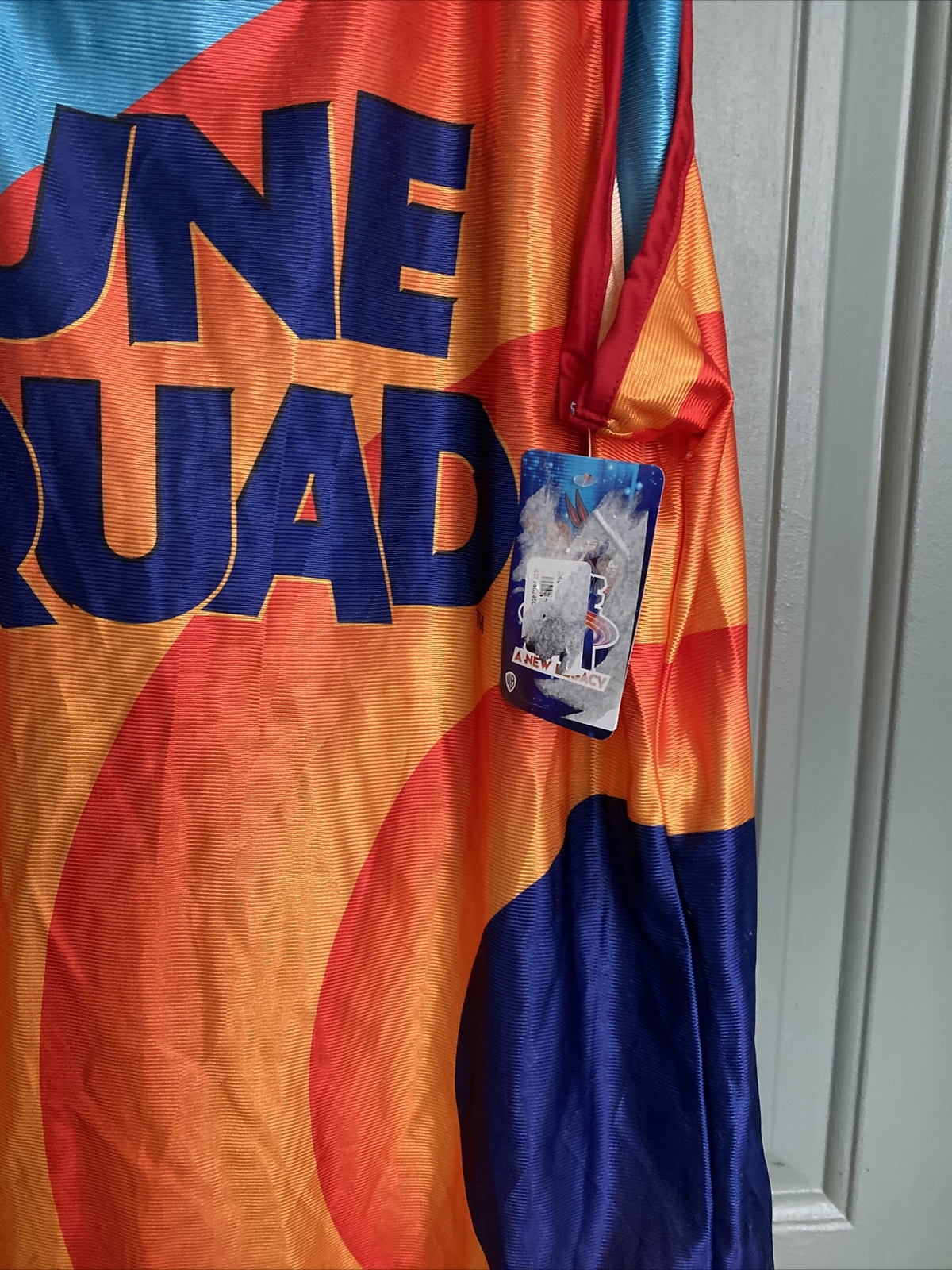 Men Women Boys Adult Space Jam Halloween Costume Uniform Tune Squad Sz Large eBay