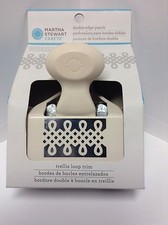 Martha Stewart Retired double edge "TRELLIS LOOP TRIM" punch-SHIPS FREE
