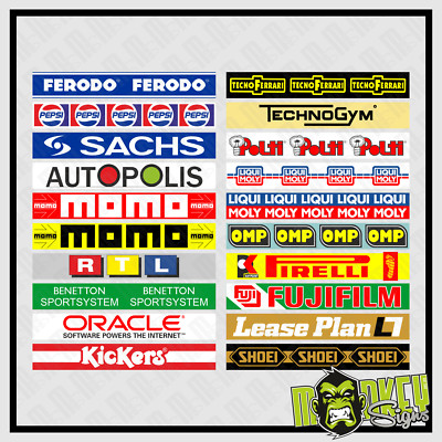 Bandenwerbung B f. Carrera 132/140 Leitplanke Racing 1:32 1:24 Slotcar 70x10mm