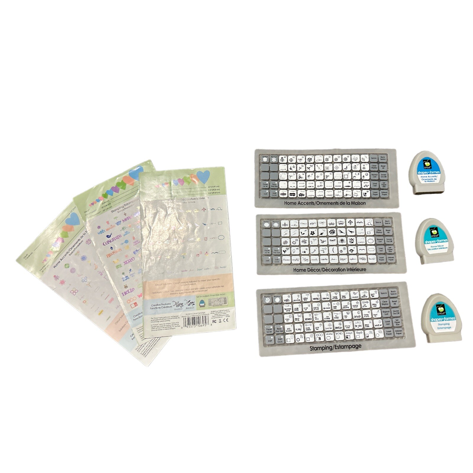 cricut cartridge Bundle Home Accents, Home Decor, Stamping. (3) eBay