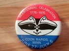 1976 Coon Rapids Minnesota Bicentennial Celebration Souvenir Pin Pinback Button — photo 1