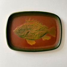 1 Assiette Poisson Faïence St