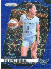 2024 Panini Prizm WNBA LOU LOPEZ SENECHAL #121 BLUE VELOCITY PRIZM WINGS