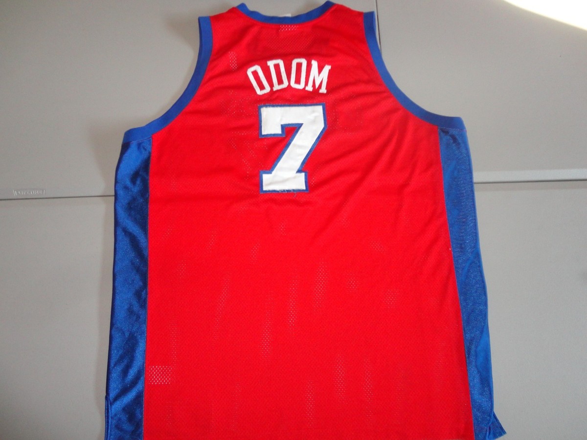 Reebok SEWN Los Angeles Clippers #7 Lamar Odom NBA Jersey