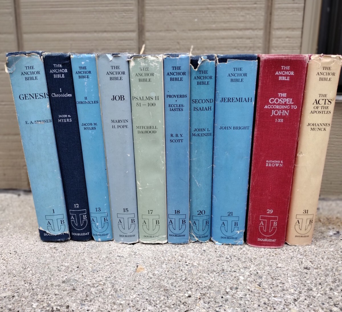 Lot 10 The Anchor Bible Commentary Books Great Resource! Fast Ship eBay