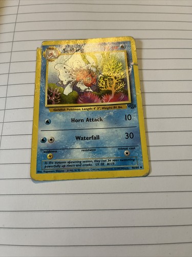 Pokémon TCG Seaking Jungle 46/64. Heavily Played - Picture 2 of 12