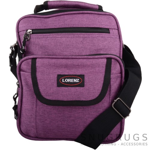 Mens / Ladies Work / Travel / Holiday Shoulder / Cross Body Bag Multiple Pockets - Picture 8 of 13