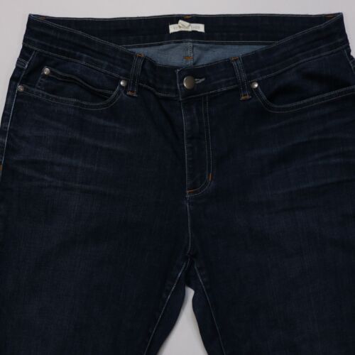 Jeans donna Eileen Fisher denim elasticizzato lavaggio scuro TAGLIA 12 - Foto 2 di 7
