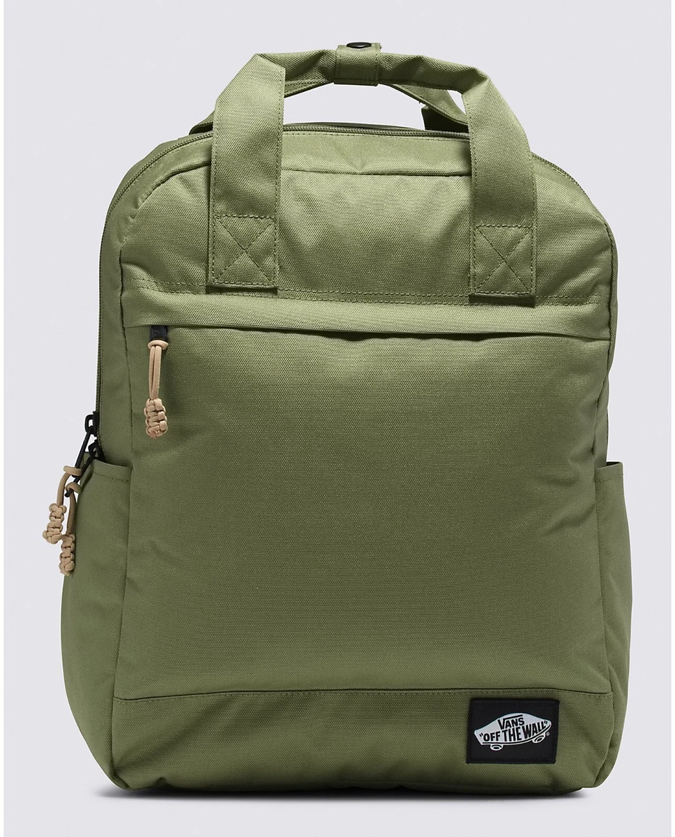 Vans green backpack sale