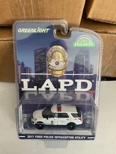 Greenlight Hot Pursuit Ford Police interceptor utility LAPD police K9