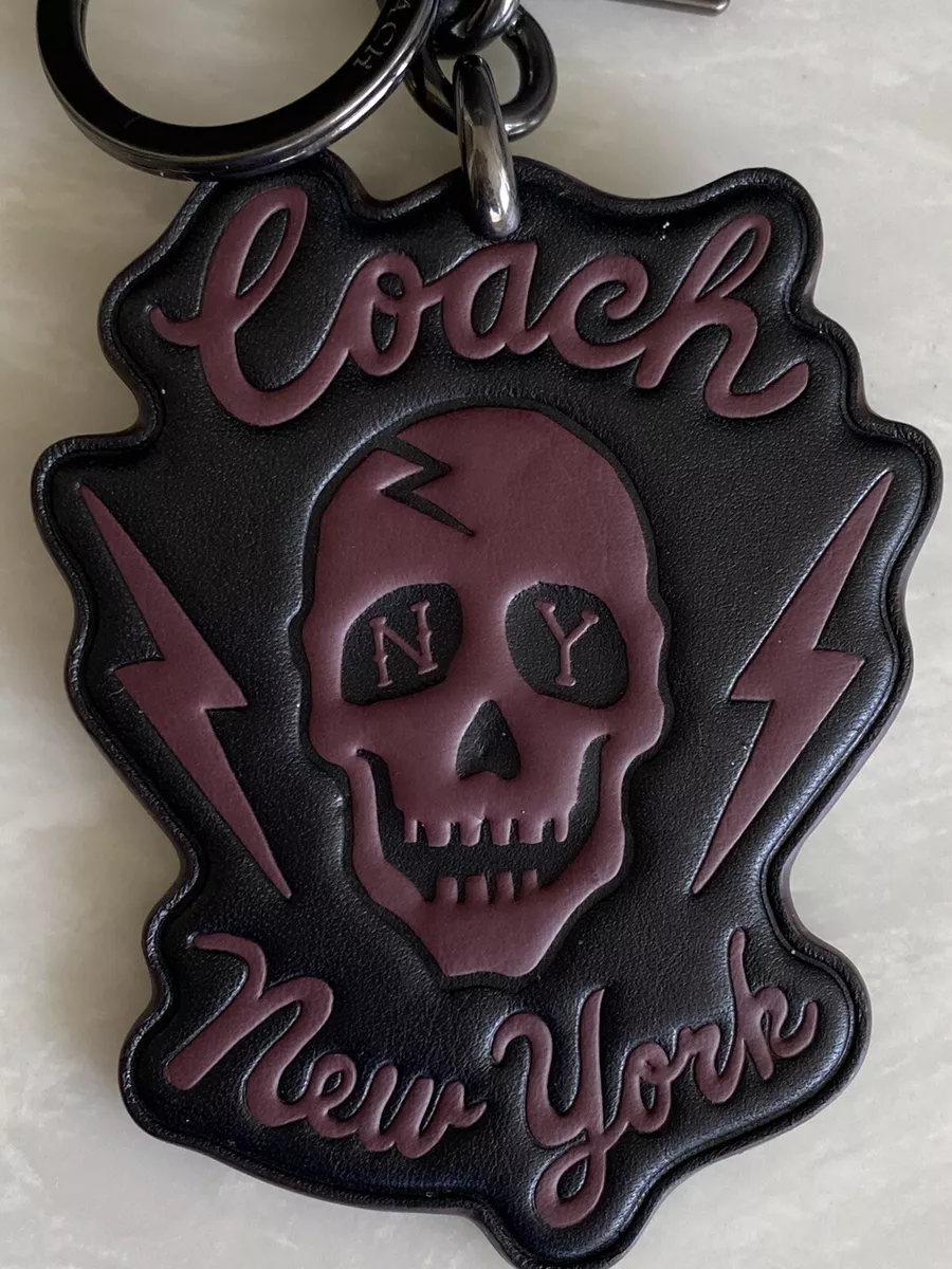 Coach skull keychain clearance