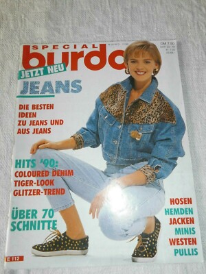 Burda Moden Special 11/90,  guter Zustand  Komplett inkl. Schnittbogen M2018D