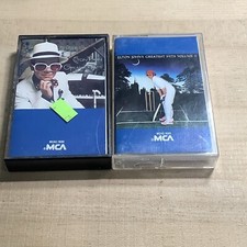 Elton John MCA Greatest Hits Volume 1 And 2 Cassette Tape Lot