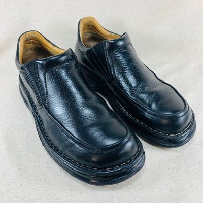 born black loafers