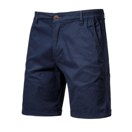 Men's Cargo Shorts Casual Chino Shorts Half Pants Wear Shorts Summer Flat Slim - Picture 17 of 21