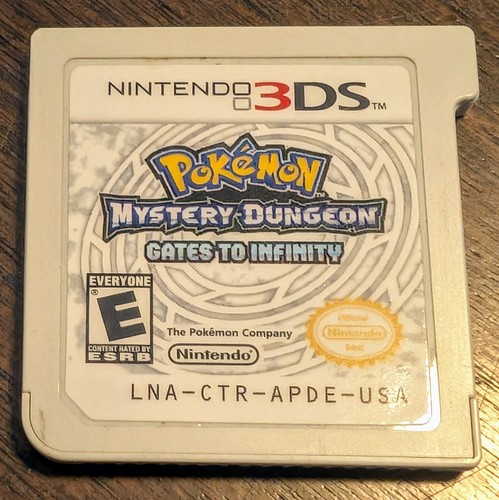 Pokemon Mystery Dungeon Gates To Infinity for 3DS (Cartridge Only) Tested/Works