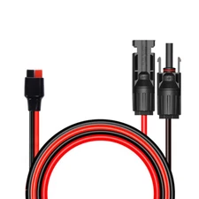 10 AWG Solar Cable Compatible with Anderson Powerpole Extension Cable Connector