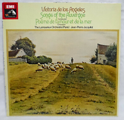 VICTORIA DE LOS ANGELES - Poeme De L'Amour Et De La Mer .. 1973 Uk HMV Lp
