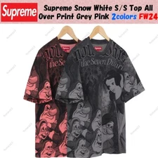 Supreme Snow White S/S Top All Over Print Grey Pink 2colors FW24