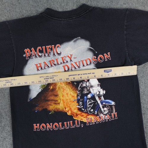 Vintage Harley Davidson Shirt Mens Medium 3D Emblem Pocket T Hawaii Made USA 80s by Harley-Davidson, Size M, $64.88 - Photo 12