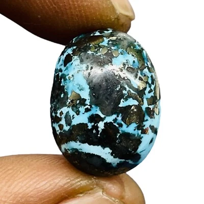 23.30 Cts Natürlich Türkis 20x15mm Oval Top Qualität Lose Unbehandelt Edelstein - Bild 1 von 4