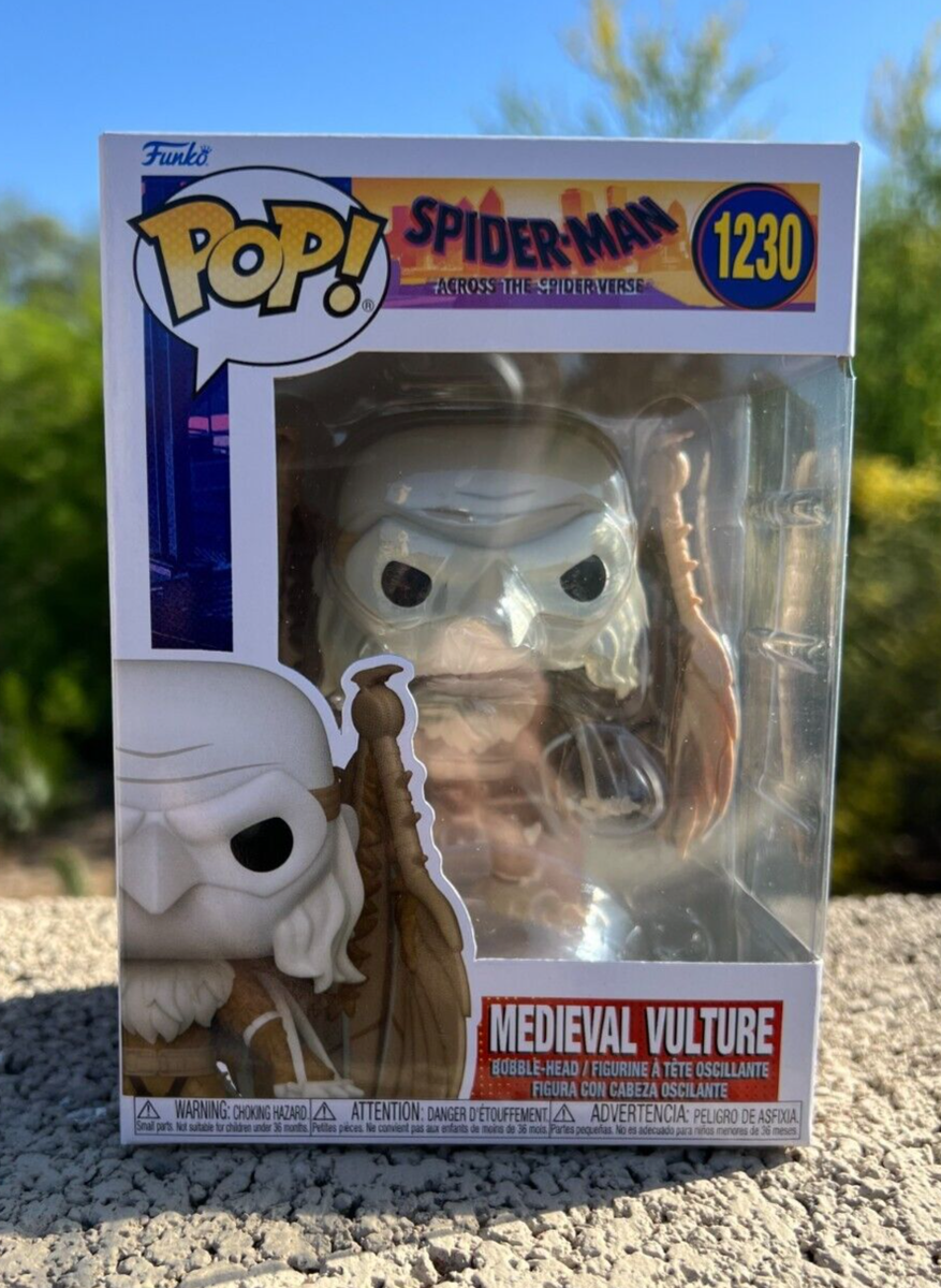 Funko Pop Spider-Man Across the Spider-Verse Medieval Vulture (#1230, NEW)  | eBay