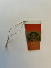 2015 Red Cup Ornament - Starbucks Card - Mint