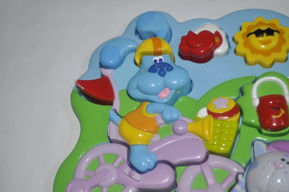 Blues Clues Bike Puzzle Storytime Chunky Plastic 3D Puzzle Friends 2000 - Image 4 of 4