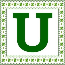 30 Custom Letter U Personalized Address Labels