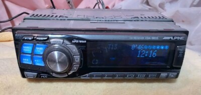 Alpine CDA-9833 CD Player In Dash Receiver for sale online | eBay