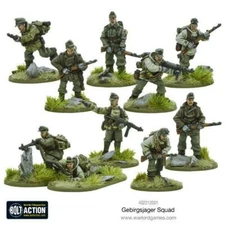 Bolt Action 402212001 Gebirgsjager Squad (WWII German Mountain Infantry) Warlord