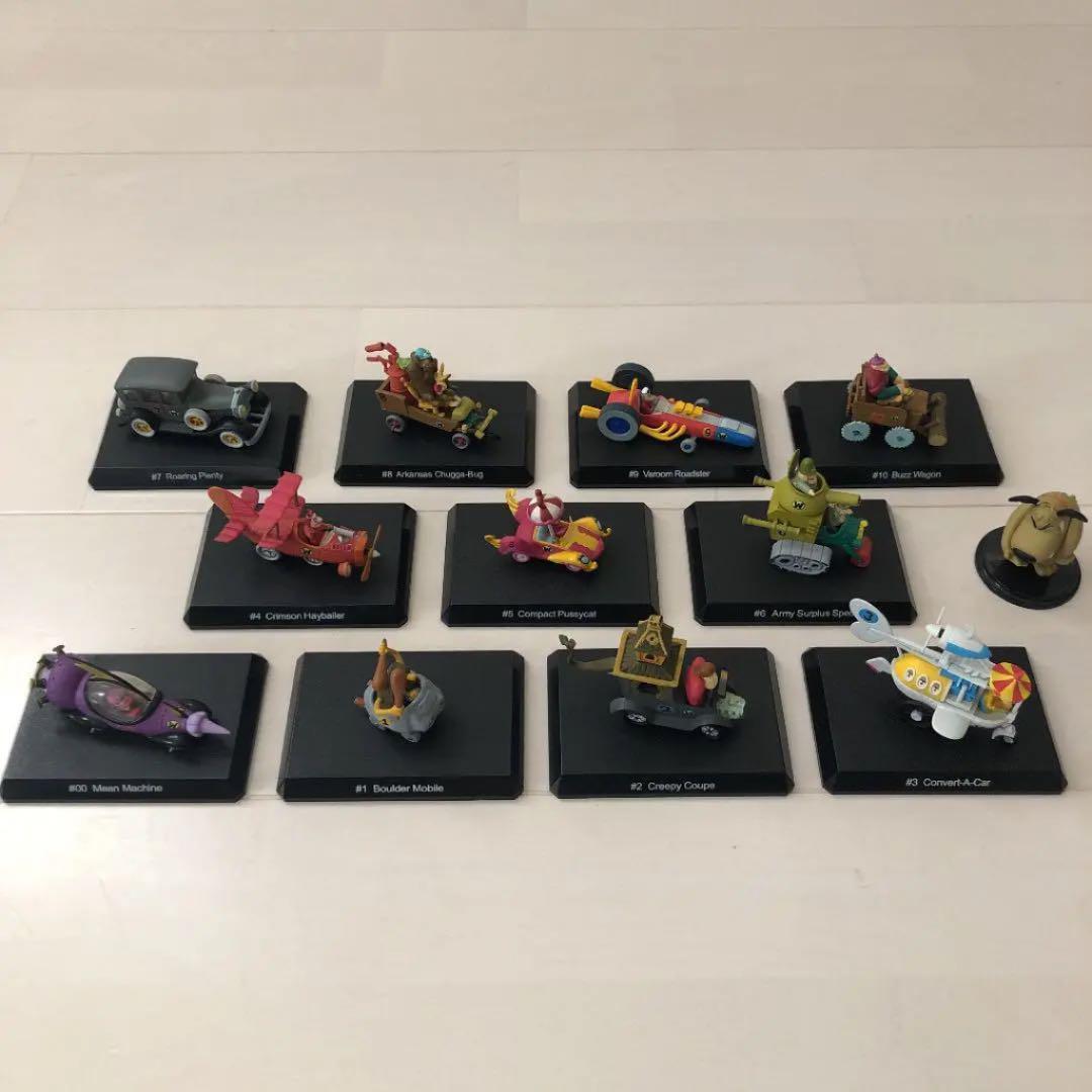 Konami Wacky Races Mini Figure 12 Items Vol 1 & 2 Complete Konami Wacky Races Mini Figure 12 Items Vol 1 & 2 Complete