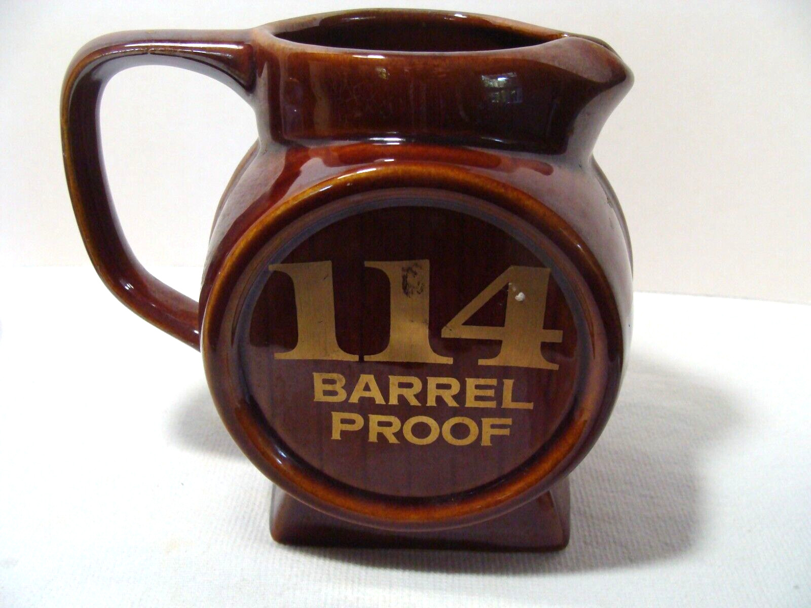 Vtg 114 Old Grand Dad Kentucky Straight Bourbon Whisky Barrel Shaped
