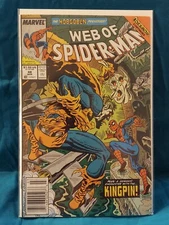 Web Of Spiderman 48 Fn+ Newsstand Edition 1st Series