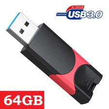 64 GB USB 3.0 Flash Drive High Speed Pen Drive Retractable Thumb Drive Portable