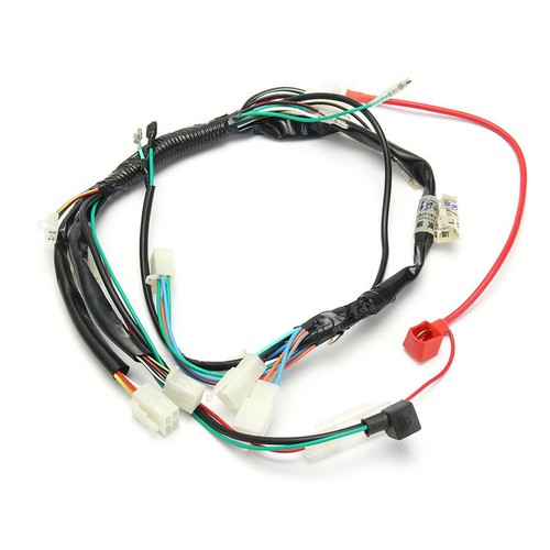 Motorcycle Wiring Harness Machine Electric Start Wiring Loom Harness - Picture 5 of 6