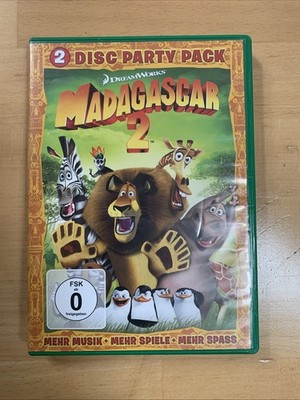 DREAMWORKS; MADAGASCAR 2 - 2 DISC PARTY PACK (DE 2009); 2 DVDs - sehr gut !