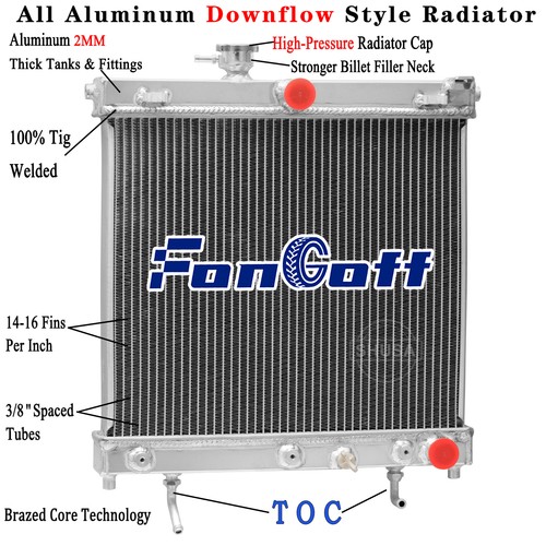 2 Row Core Radiator Fit 2019+ Suzuki Jimny A6G415 GJB74V 1.3L K15A  ,AT