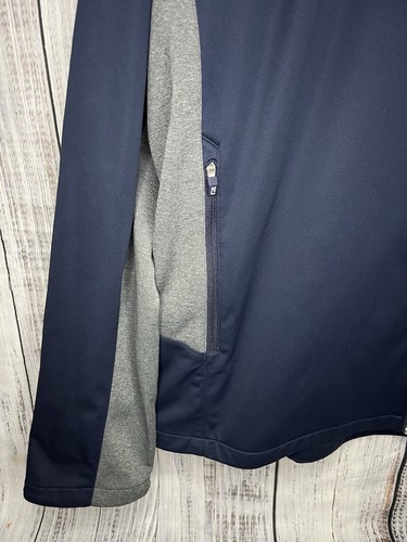 Ole Miss Cutter & Buck Men’s Zip Up Jacket Blue Gray Size 2XL - Picture 2 of 14